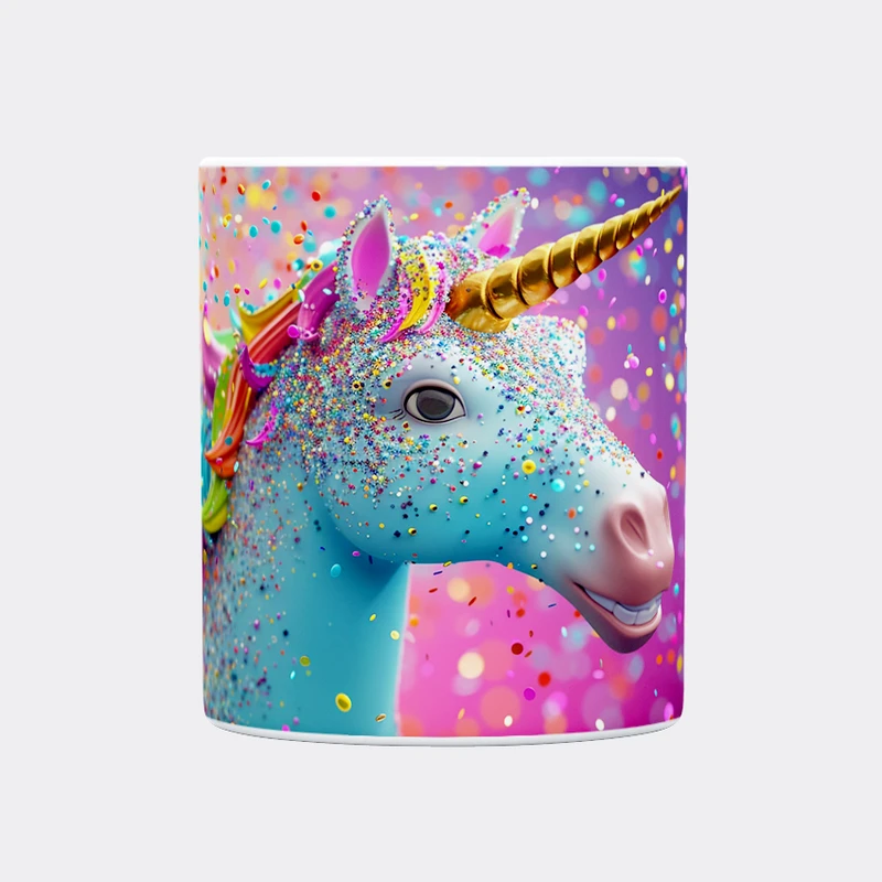 ماگ حس آمیزی طرح  تکشاخ کد 9 