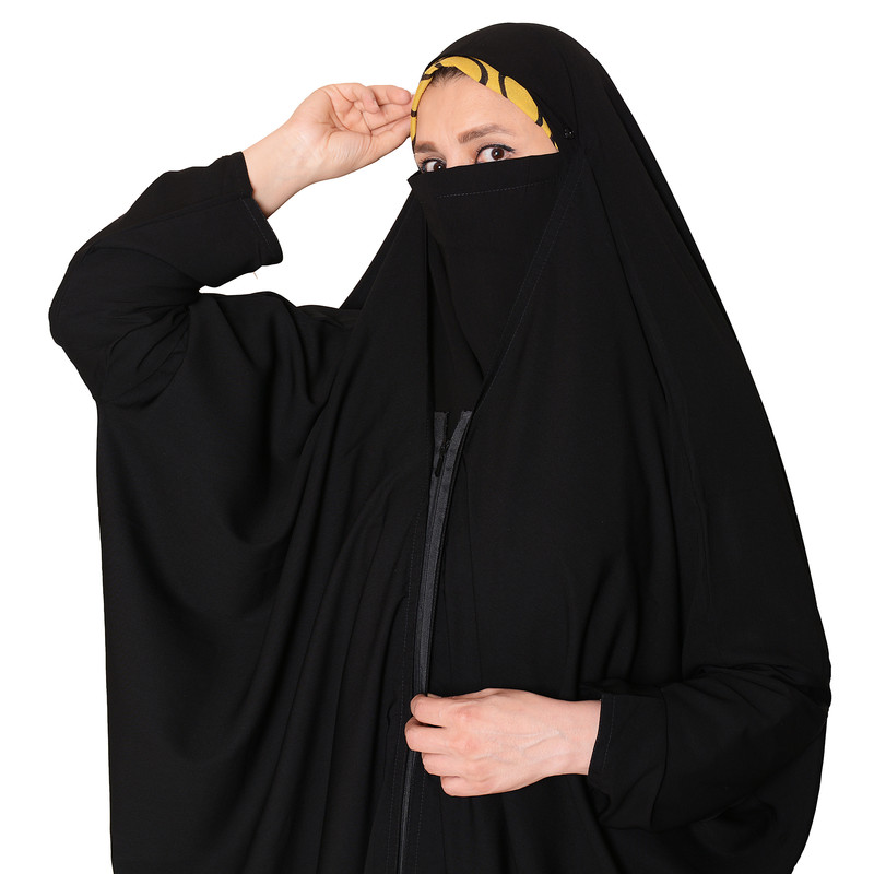 چادر لبنانی دخترانه مدل MA-HES140-LEB.CRP.NEGH-ME