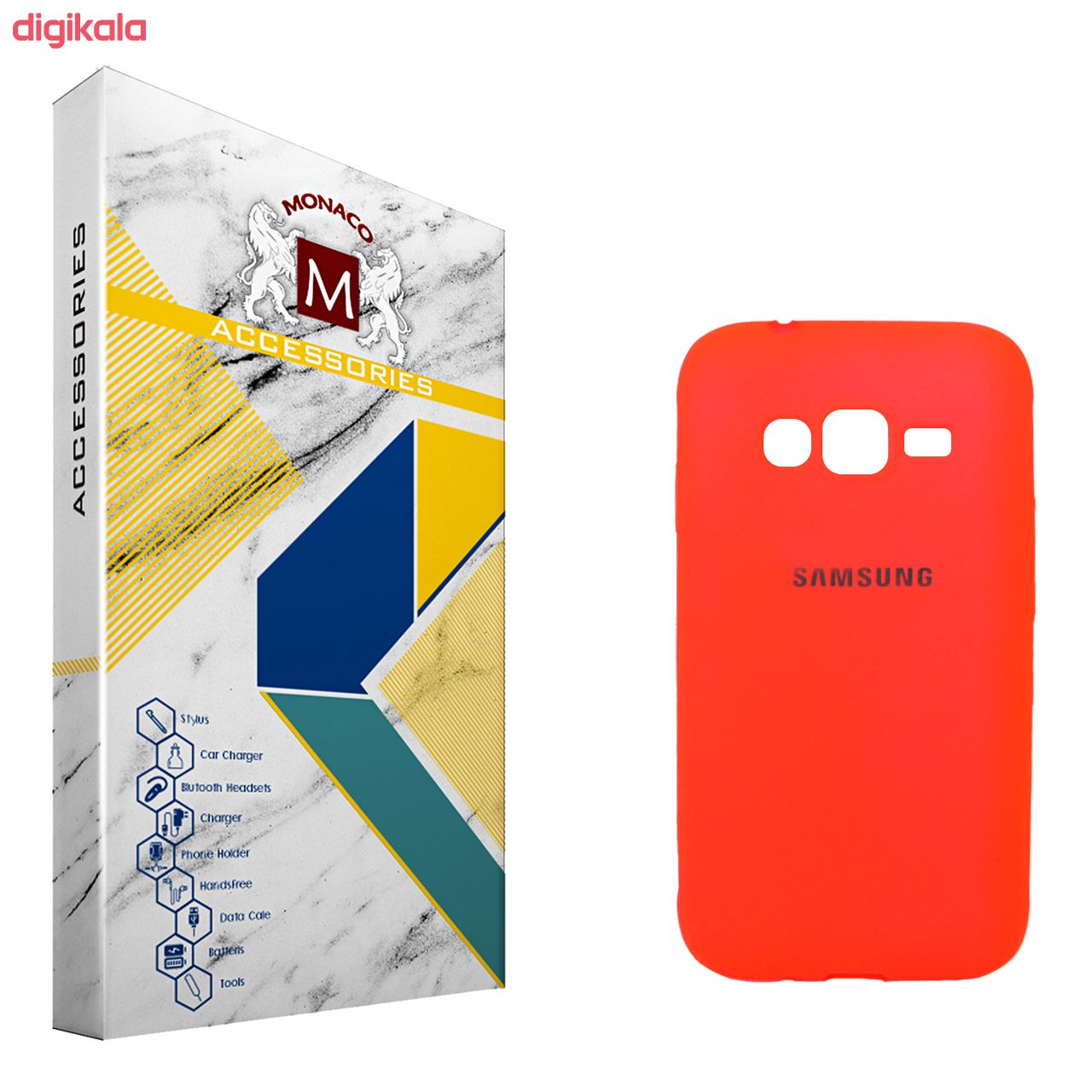 کاور موناکو مدل Si074 مناسب برای گوشی موبایل سامسونگ Galaxy J1 mini prime I J106 به همراه محافظ صفحه نمایش