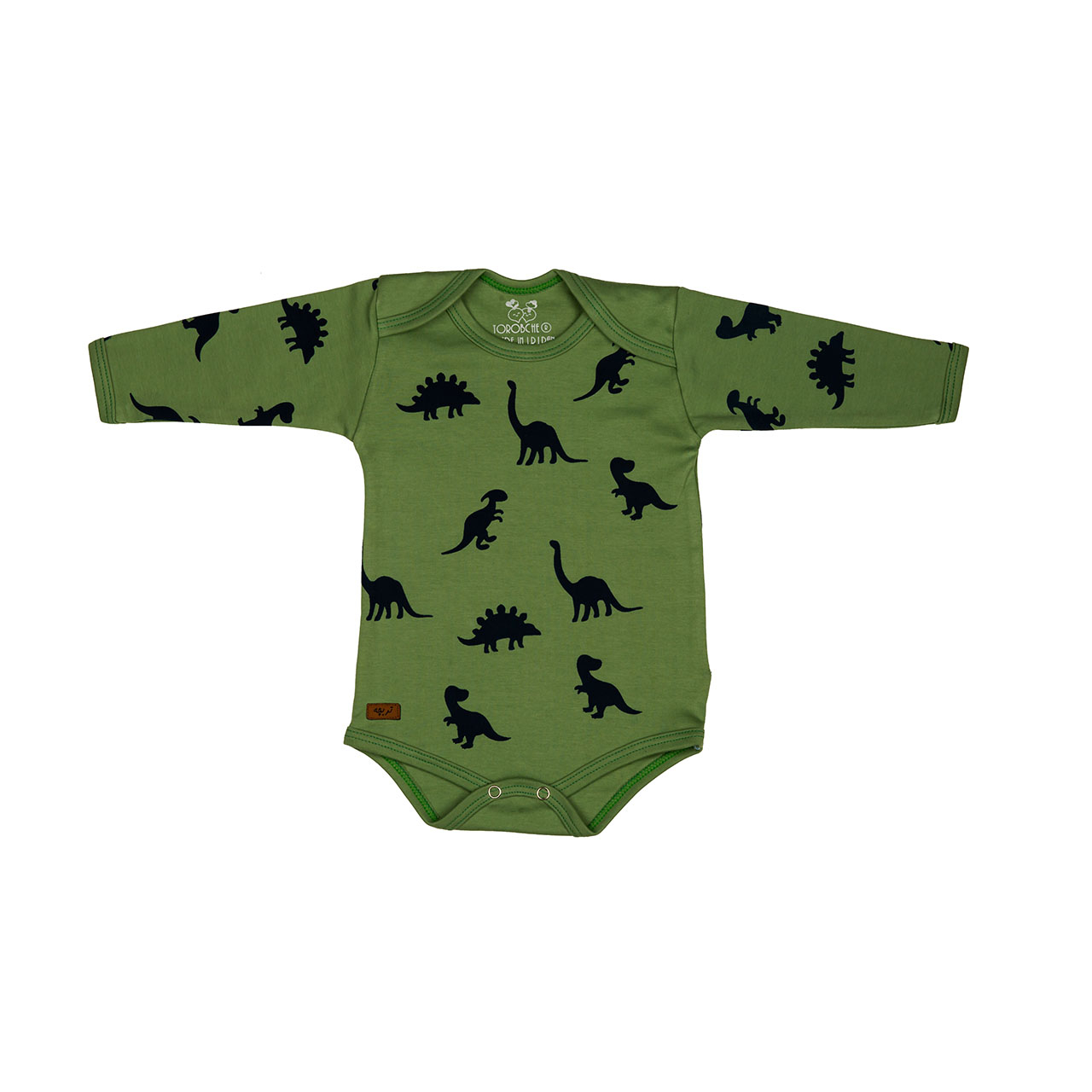 بادی آستین بلند نوزادی تربچه مدل ژوراسیک