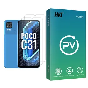 HVT PV Glass MIX002 Screen Protector For Xiaomi Poco C31 Pack Of 2