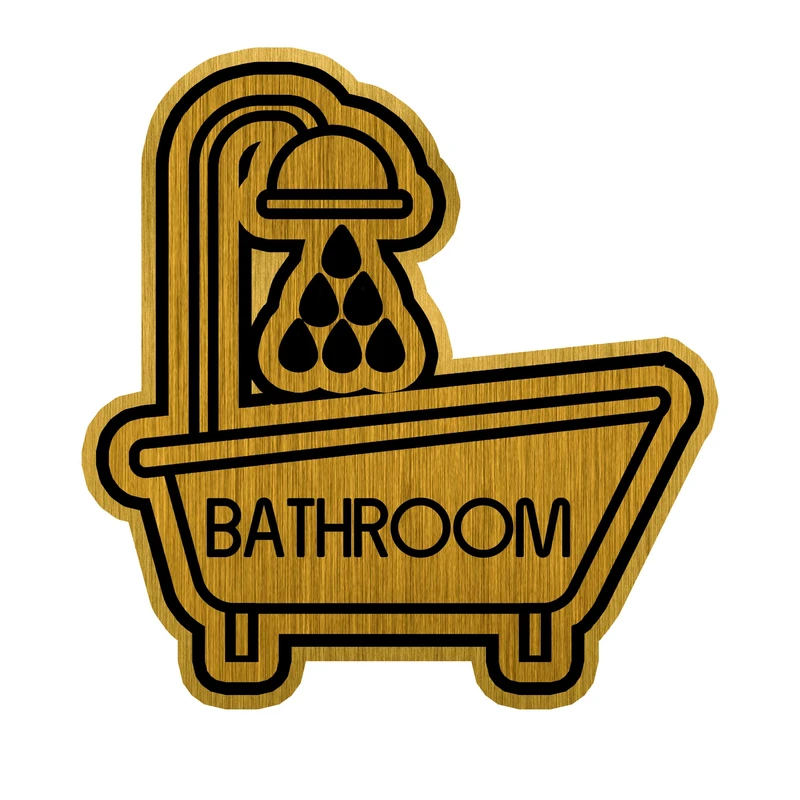 تابلو راهنما طرح حمام کد BATH1-MT