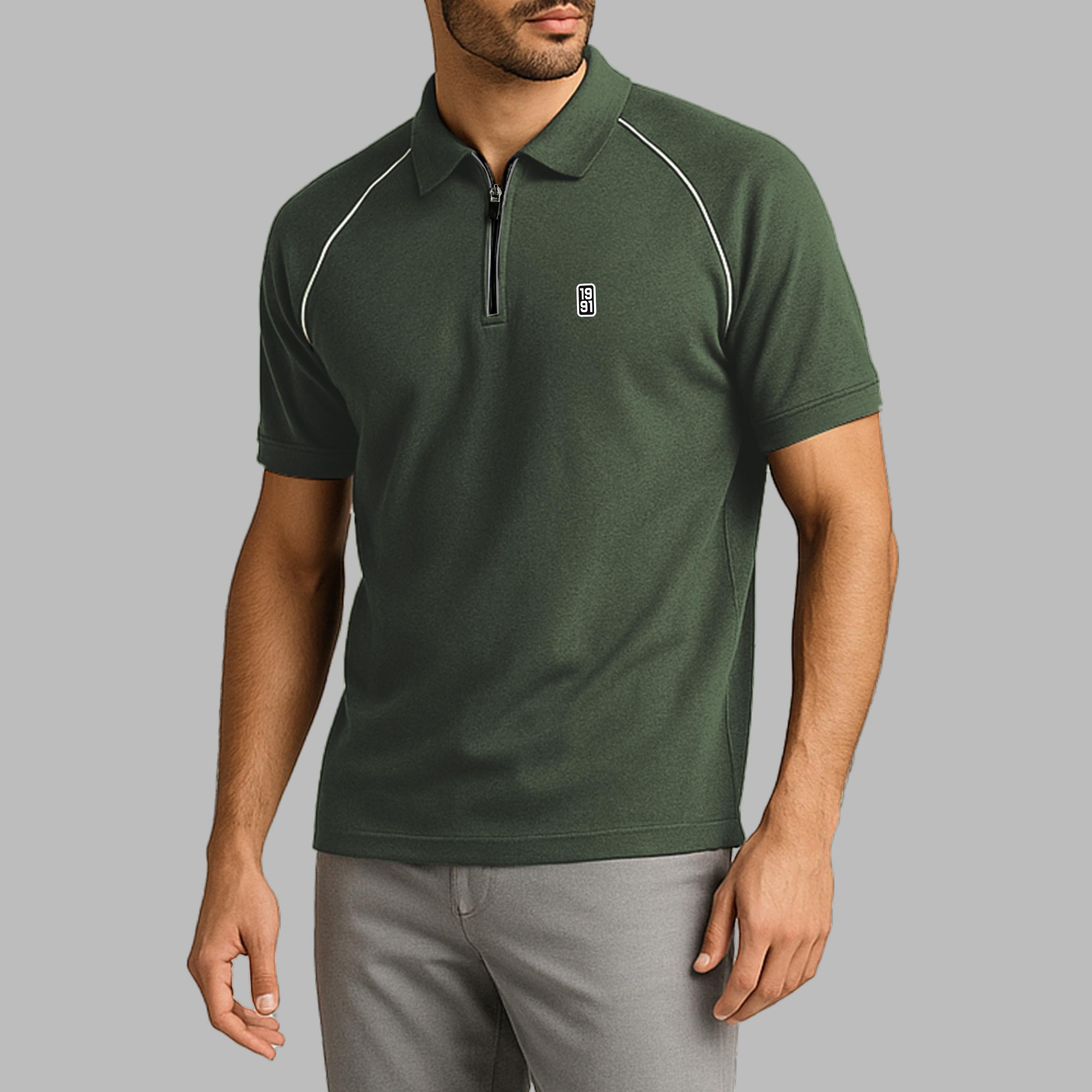 پولوشرت آستین کوتاه مردانه نوزده نودیک مدل pol1926 gr
