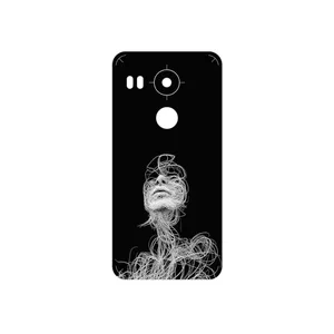 MAHOOT Strings Digital Art 2 Cover Sticker for Google Nexus 5X