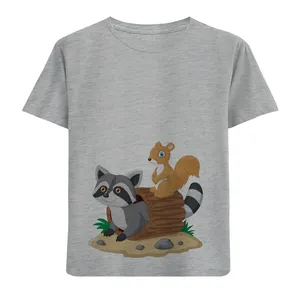 تی شرت آستین کوتاه بچگانه مدل سنجاب و روباه 15