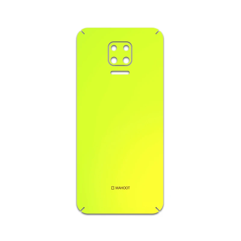 برچسب پوششی ماهوت مدل Phosphorus-Yellow مناسب برای گوشی موبایل شیائومی Redmi Note 9S