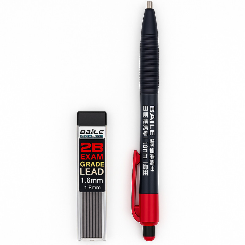 مداد نوکی 1.8 میلی متری بایلی مدل تست زنی به همراه نوک