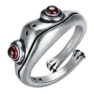 انگشتر زنانه مدل قورباغه چشم قشنگ کد 39862