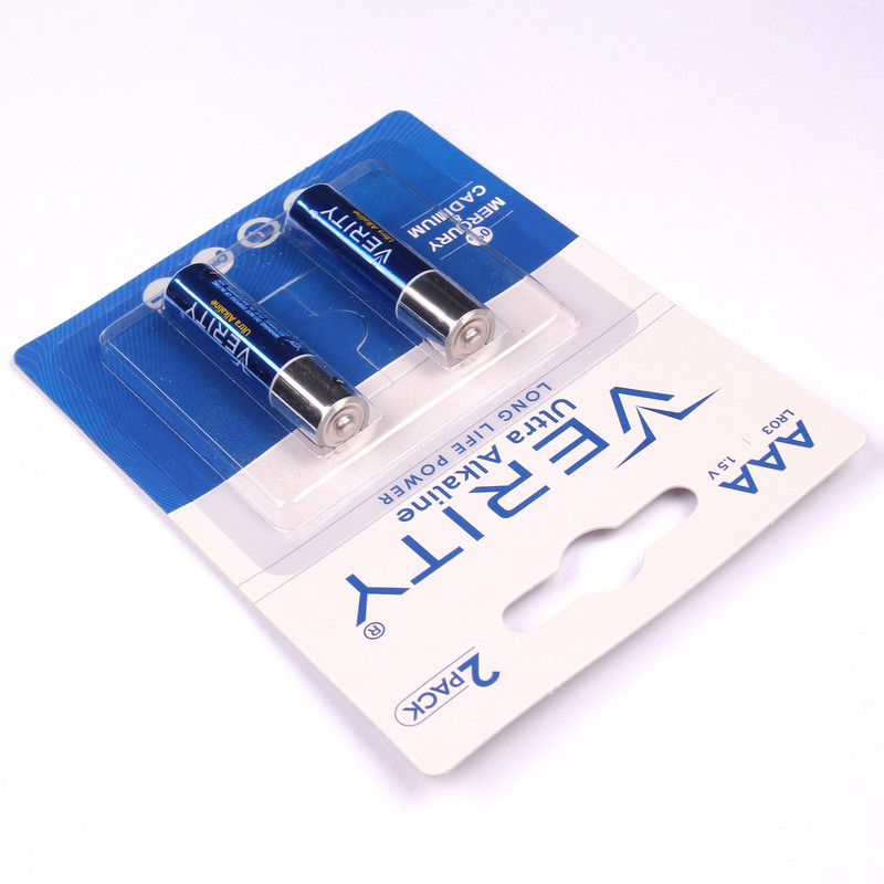 باتری نیم قلمی وریتی مدل Ultra Alkaline بسته 24 عددی