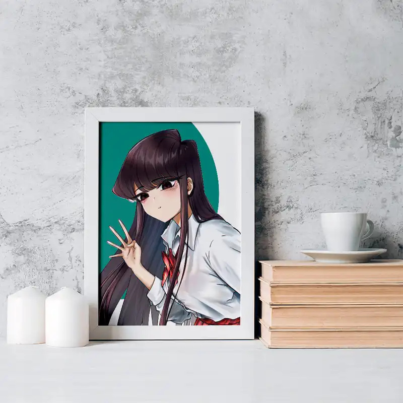 تابلو خندالو مدل انیمه کومی سان کد 16092