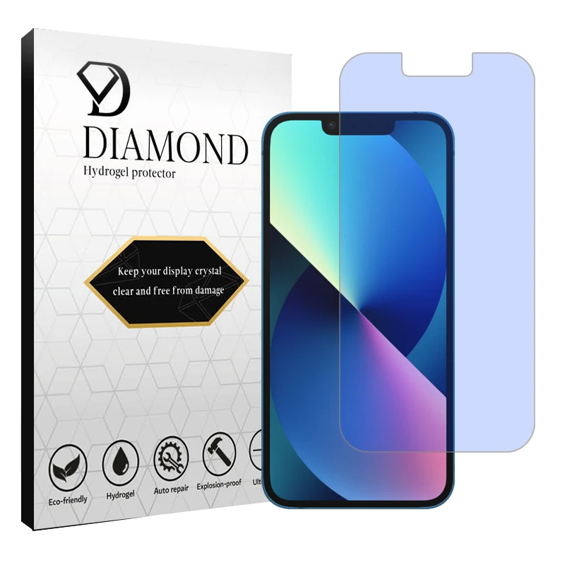 محافظ صفحه نمایش ضداشعه آبی دیاموند مدل Tough مناسب برای گوشی موبایل اپل iPhone 13