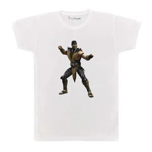 تی شرت بچگانه پرمانه طرح mortal kombat کد pmt.1023