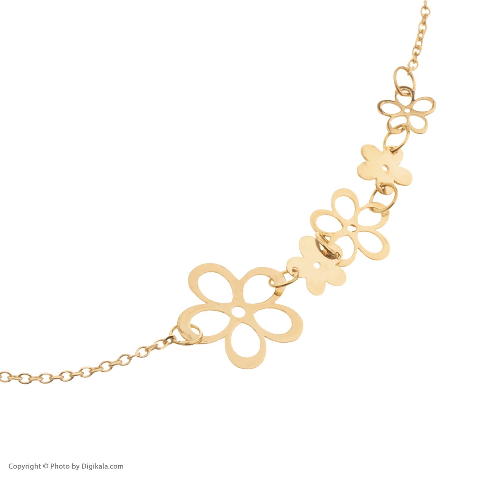 دستبند طلا زنانه مایا ماهک مدل MB1117 طرح شکوفه سیب -  - 4