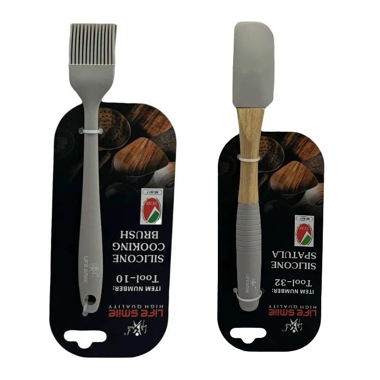 فرچه و لیسک لایف اسمایل مدل سیلیکونی مجموعه 2 عددی