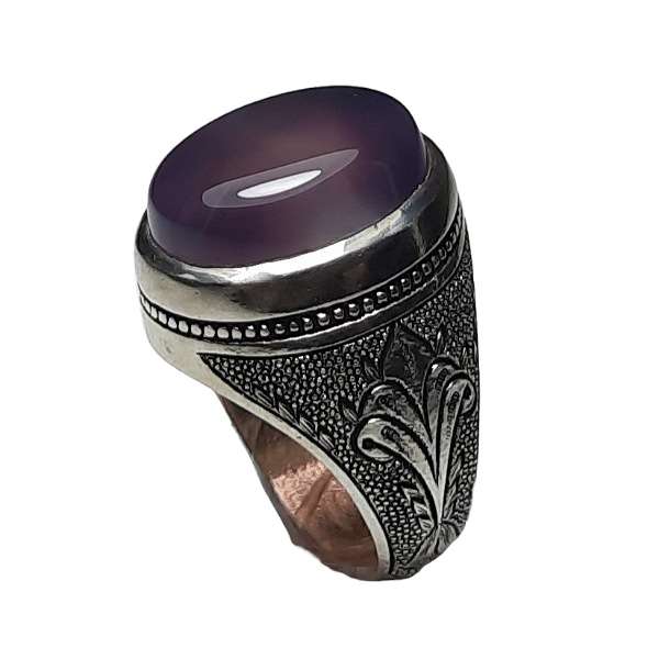 انگشتر نقره مردانه مدل قلمزنی عقیق انگشتر نقره مردانه مدل قلمزنی عقیق