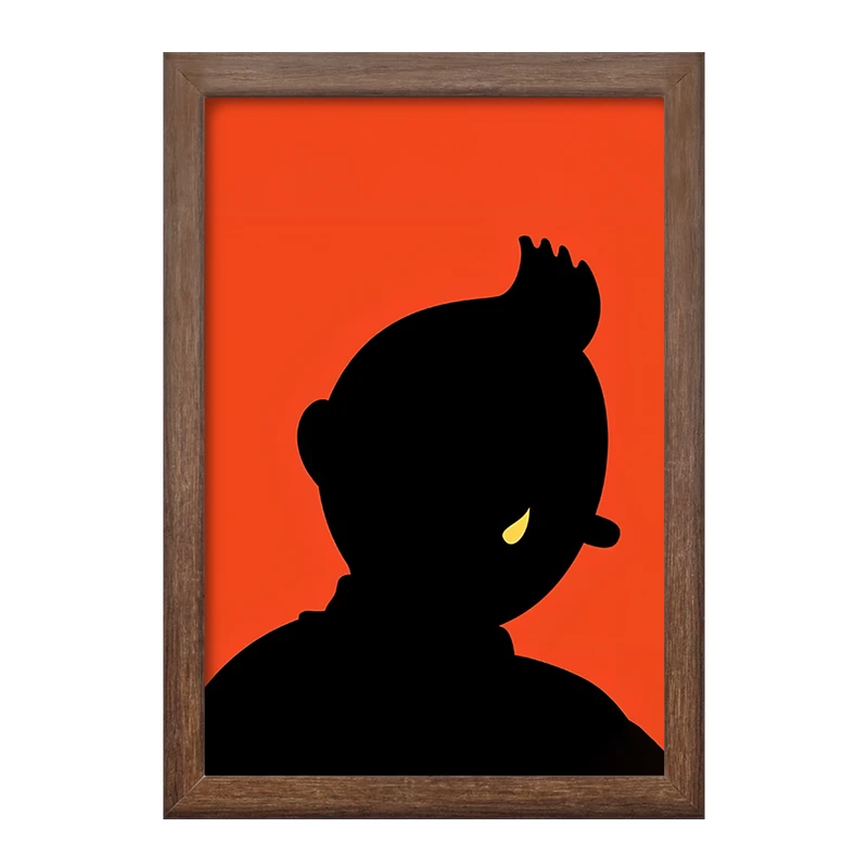 تابلو خندالو طرح تن تن (Tintin) کد F10331