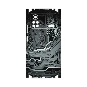 MAHOOT Black-Printed-Circuit-Board-FullSkin Cover Sticker for Xiaomi Poco X4 Pro 5G