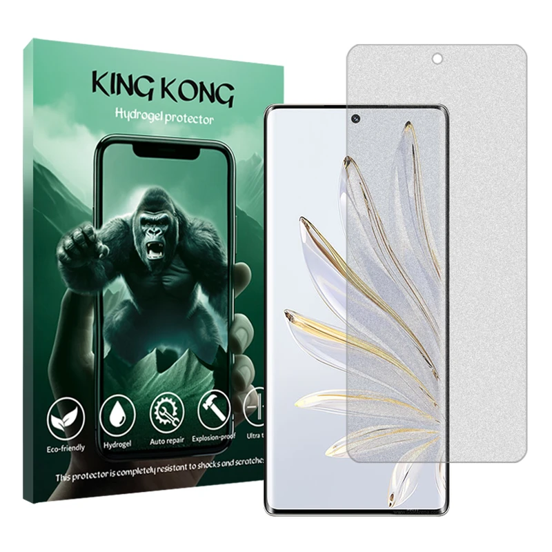 محافظ صفحه نمایش مات کینگ کونگ مدل هیدروژلی مناسب برای گوشی موبایل آنر 70