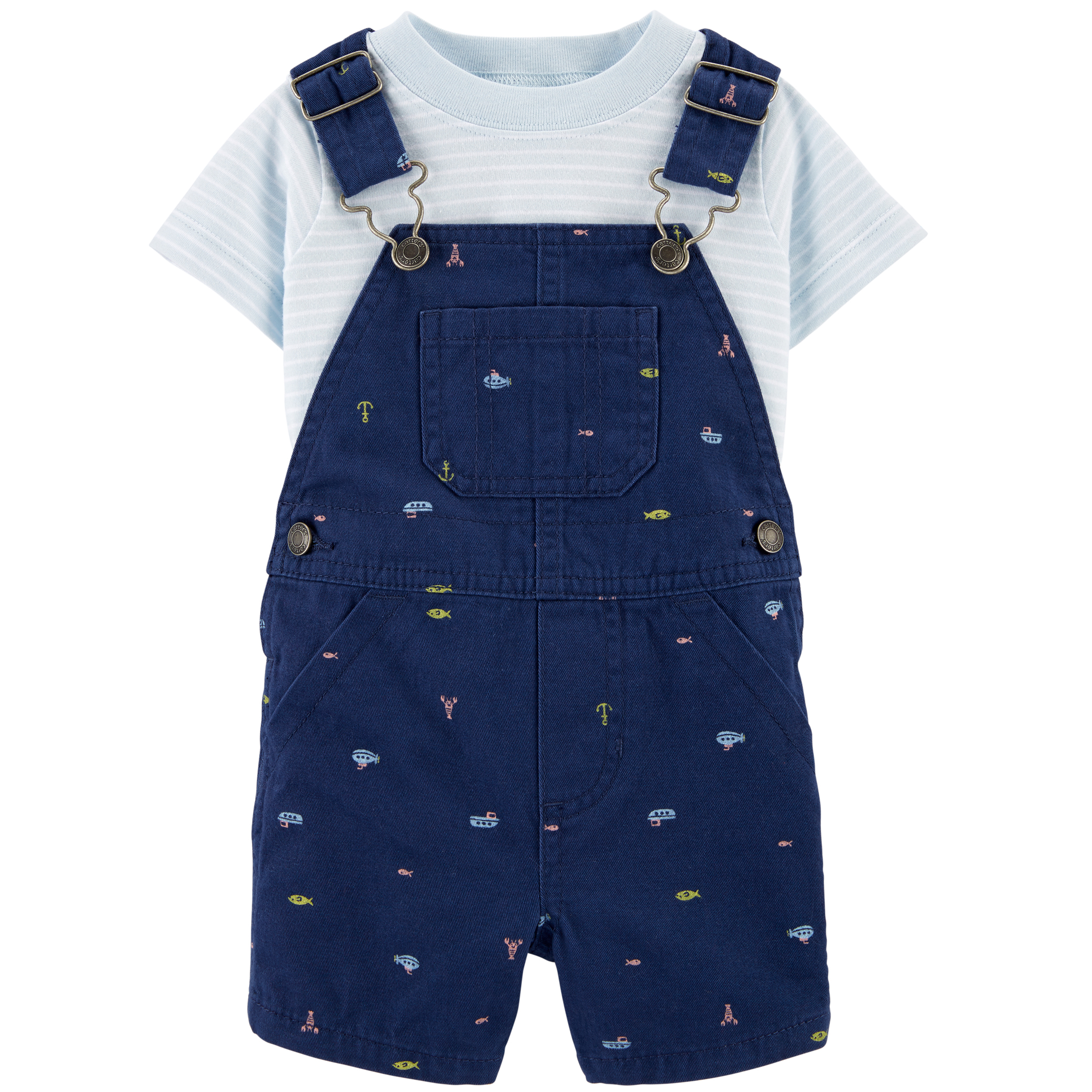 ست تی شرت و سرهمی نوزادی کارترز مدل 1482