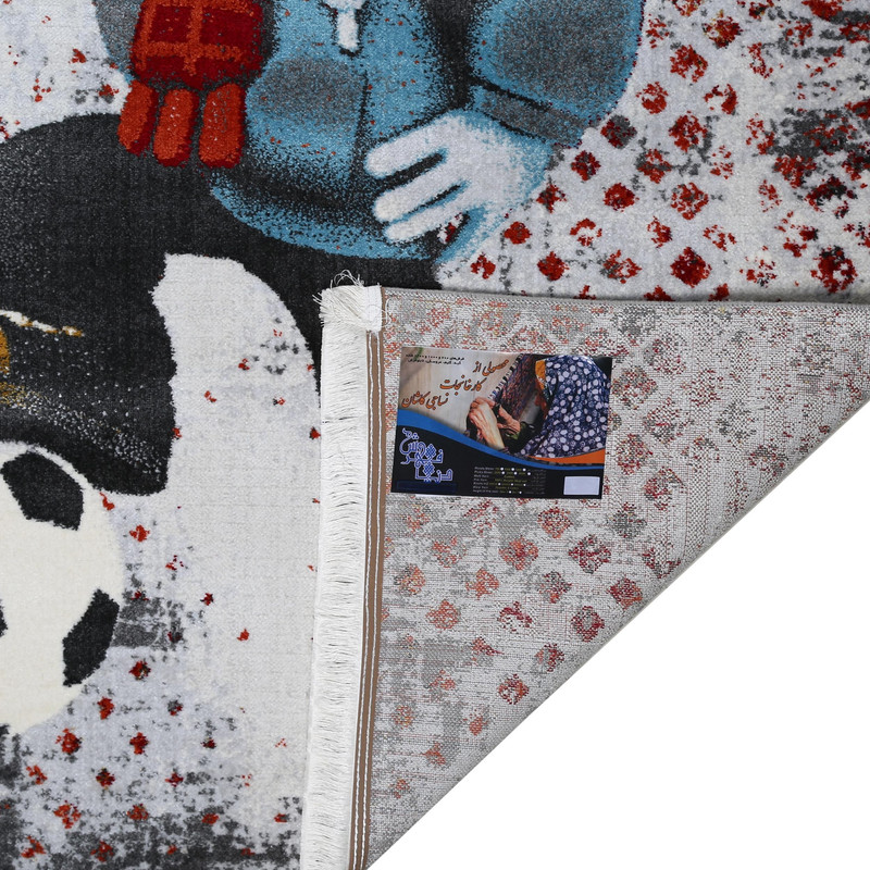 فرش ماشینی دنیای فرش مدل عروسکی طرح امیلی کد 1605