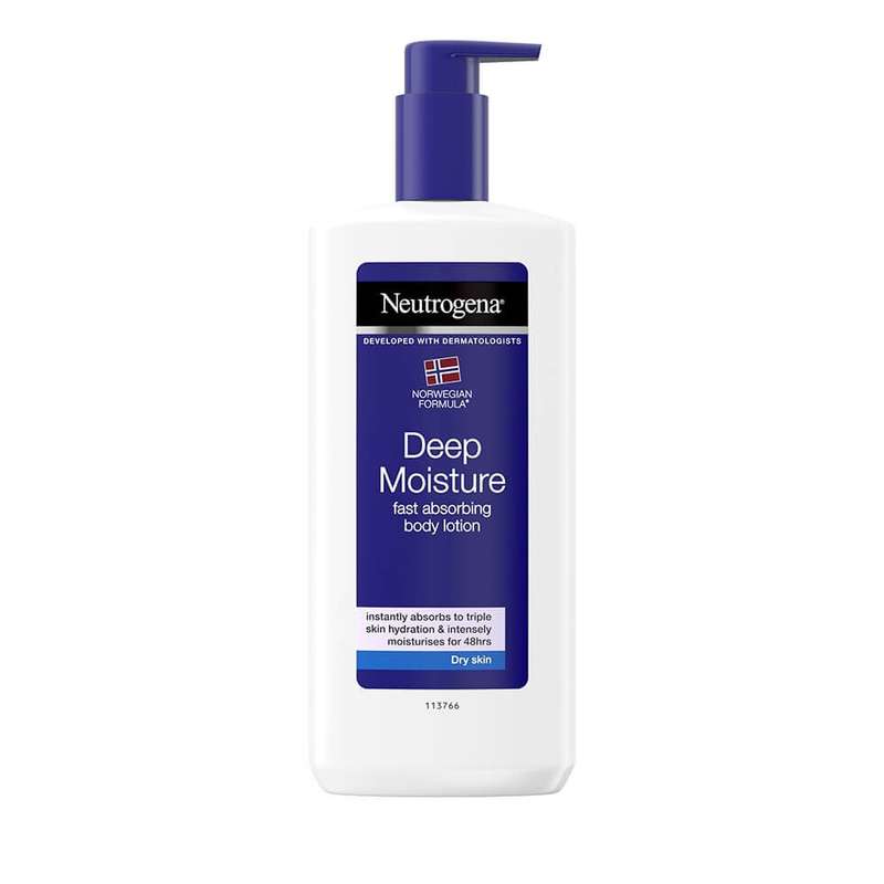 لوسیون بدن نوتروژینا مدل Deep Moisture حجم 400 میلی لیتر