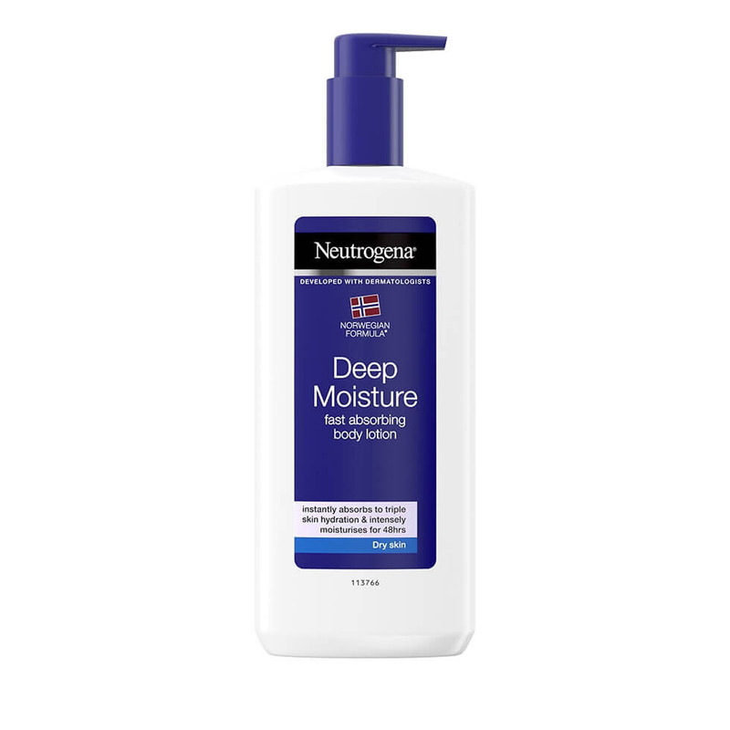 لوسیون بدن نوتروژینا مدل Deep Moisture حجم 400 میلی لیتر