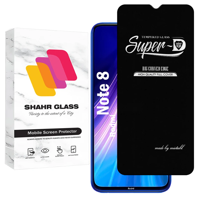 محافظ صفحه نمایش شهر گلس مدل SUPERDNSH مناسب برای گوشی موبایل شیائومی Redmi Note 8