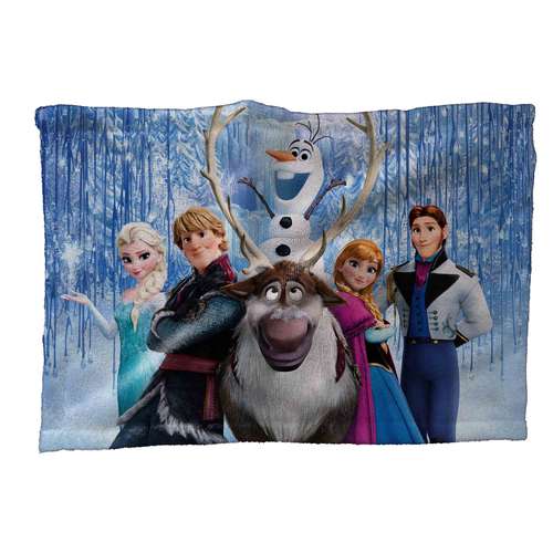 حوله کودک مدل فروزن السا و انا کد TW027 سایز 30x40 سانتی متر
