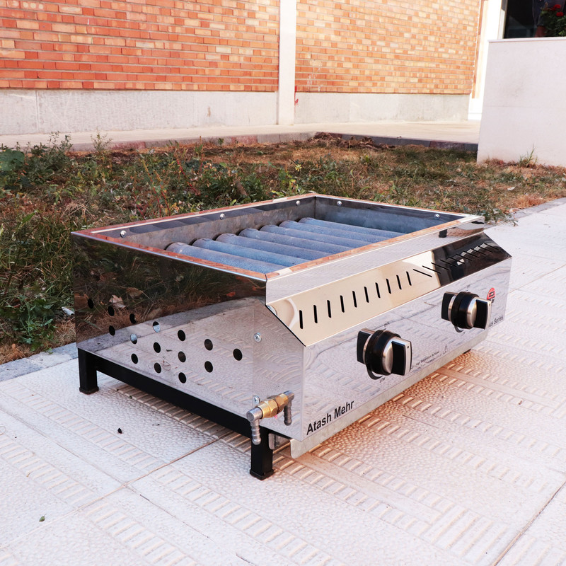 کباب پز گازی آتش‌مهر مدل steel60