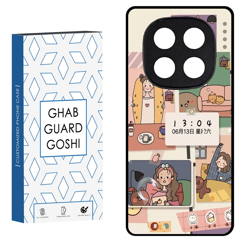 کاور قاب گارد گوشی طرح  عروسکی کد FB-040 مناسب برای گوشی موبایل شیائومی redmi note 14 pro 4g / poco x7  