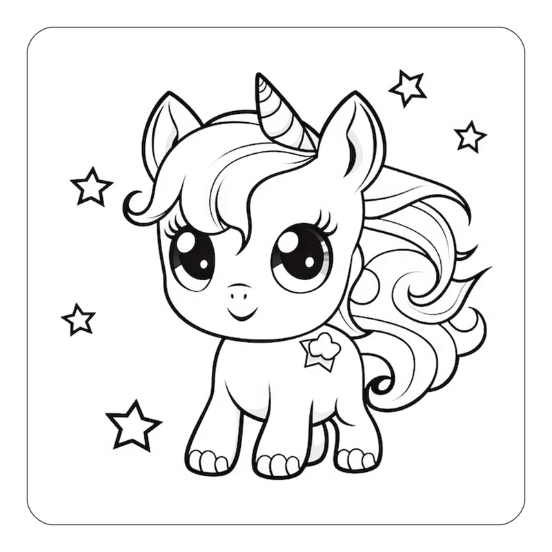 مگنت کاکتی طرح اسب تک شاخ و یونیکورن مدل mp31983