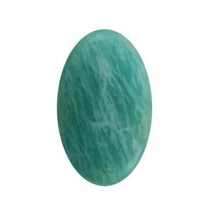 سنگ زینتی آمازونیت مدل نگین بیضی کد ama52