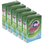 پودر ماشین لباسشویی سپید مدل New Plus وزن 500 گرم بسته 5عددی