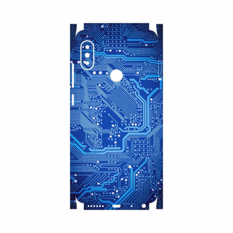 برچسب پوششی ماهوت مدل Blue Printed Circuit Board-FullSkin مناسب برای گوشی موبایل شیائومی Redmi Note 5 Pro