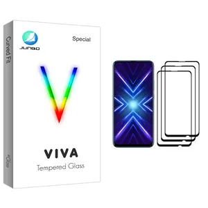 Junbo Viva Glass Screen Protector For  Honor 9X Pack Of 3