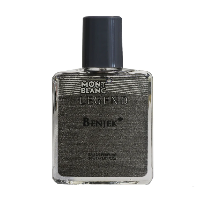 عطر جیبی مردانه بنجک مدل مونت بلانک لجند  با رایحه تلخ حجم 30 میلی‌لیتر