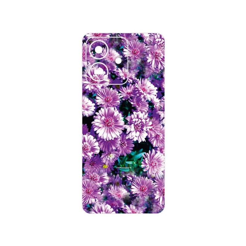 برچسب پوششی ماهوت مدل Purple_Flower مناسب برای گوشی موبایل آنر Play 10