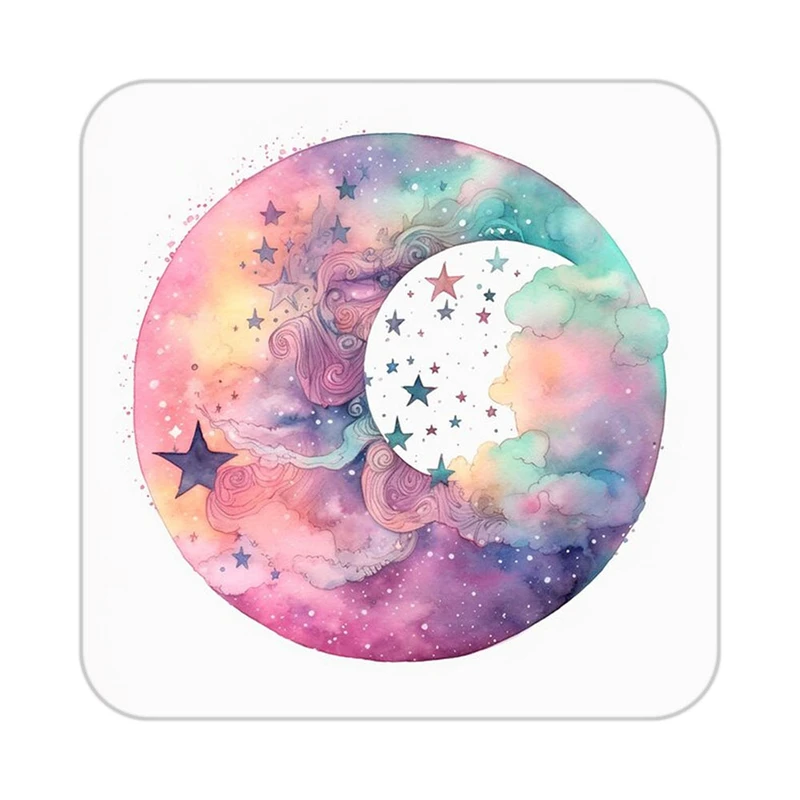 زیر لیوانی کاکتی طرح ماه و ستاره مدل mp53402