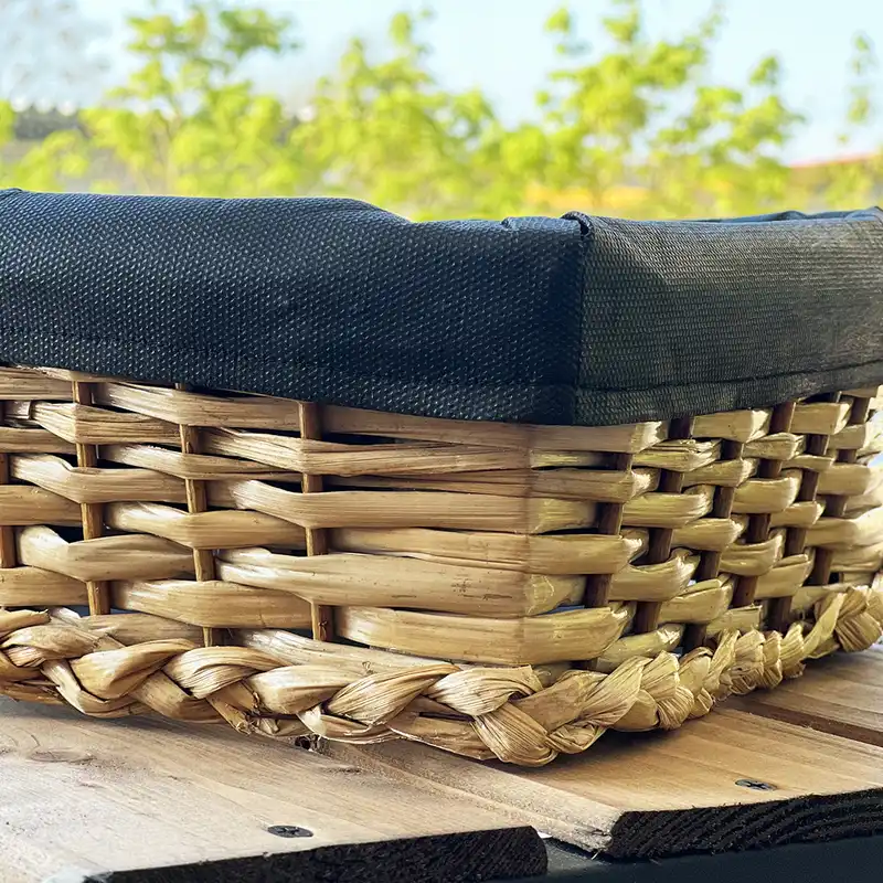 سبد حصیر بافی مدل hand made