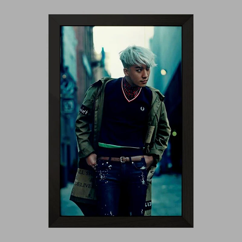 تابلو خندالو مدل سونگری گروه بیگ بنگ BIGBANG  کد 12576