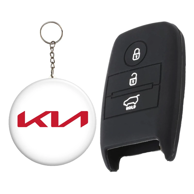 کاور ریموت و سوئیچ خودرو کالانیکس مدل COV-OPTIMA-100301 طرح سیلیکونی مناسب برای کیا اپتیما به همراه جاسوئیچی