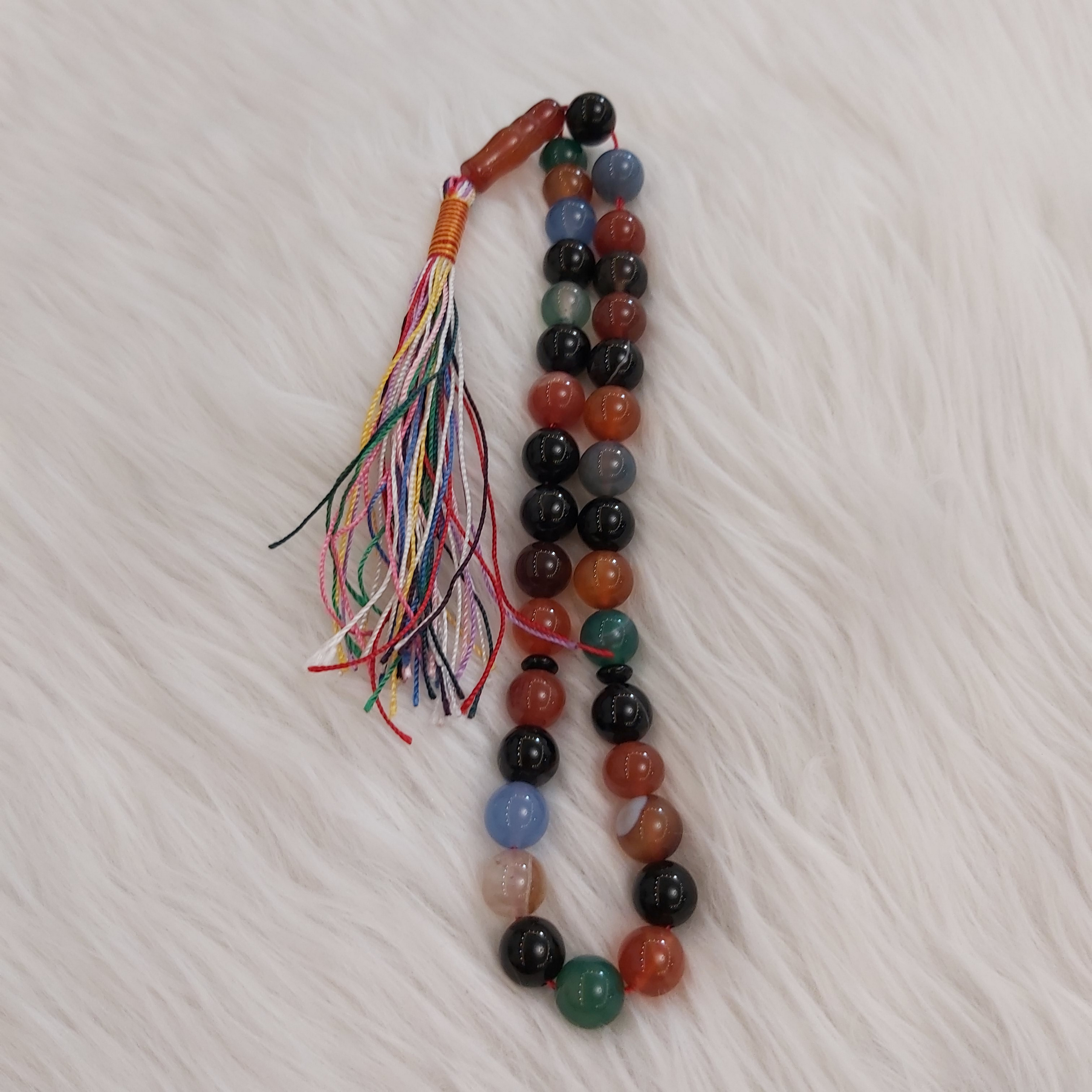 تسبیح  عقیق ام البنین مدل ۱۰