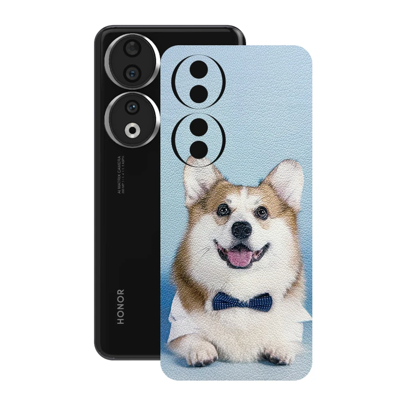 برچسب پوششی ریمکس مدل Leth طرح سگ مناسب برای گوشی موبایل آنر 90