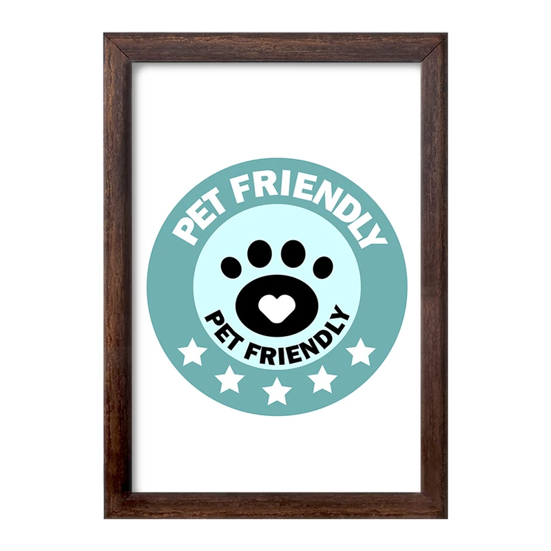 تابلو خندالو طرح حمایت از حیوانات کد 27339