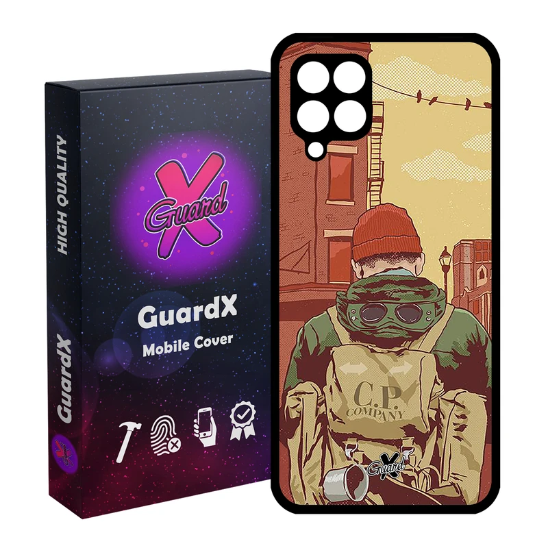 کاور گارد ایکس طرح Man مدل Glass10348 مناسب برای گوشی موبایل سامسونگ Galaxy M32 4G / F22