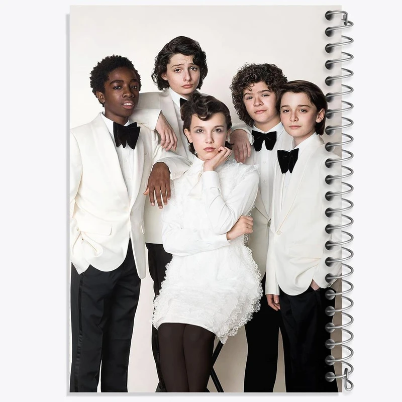 دفتر مشق 50 برگ خندالو مدل سریال استرنجر تینگز Stranger Things کد 19338