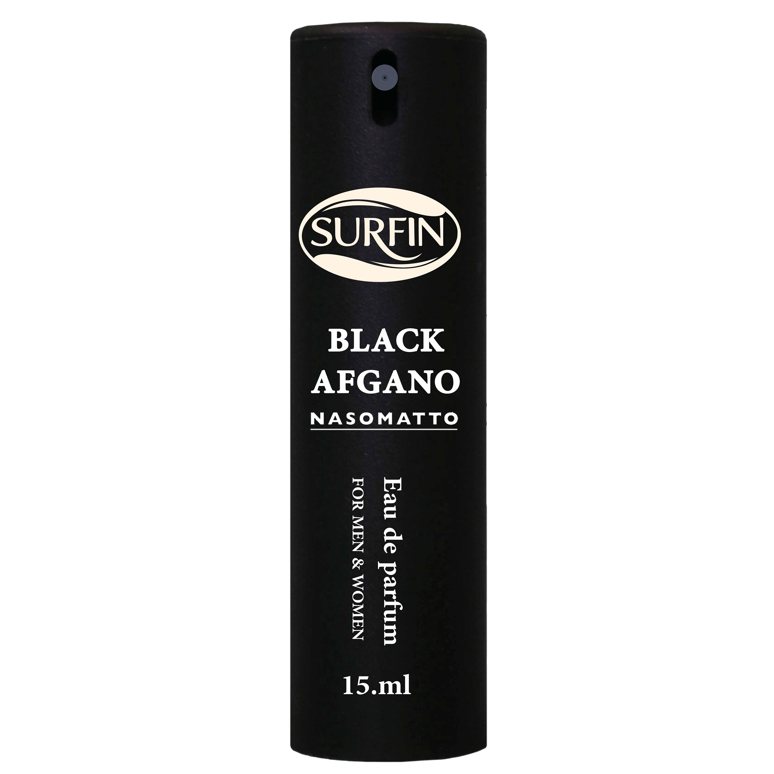 عطر جیبی مردانه سورفین مدل BLACK AFGANO حجم 15 میلی لیتر