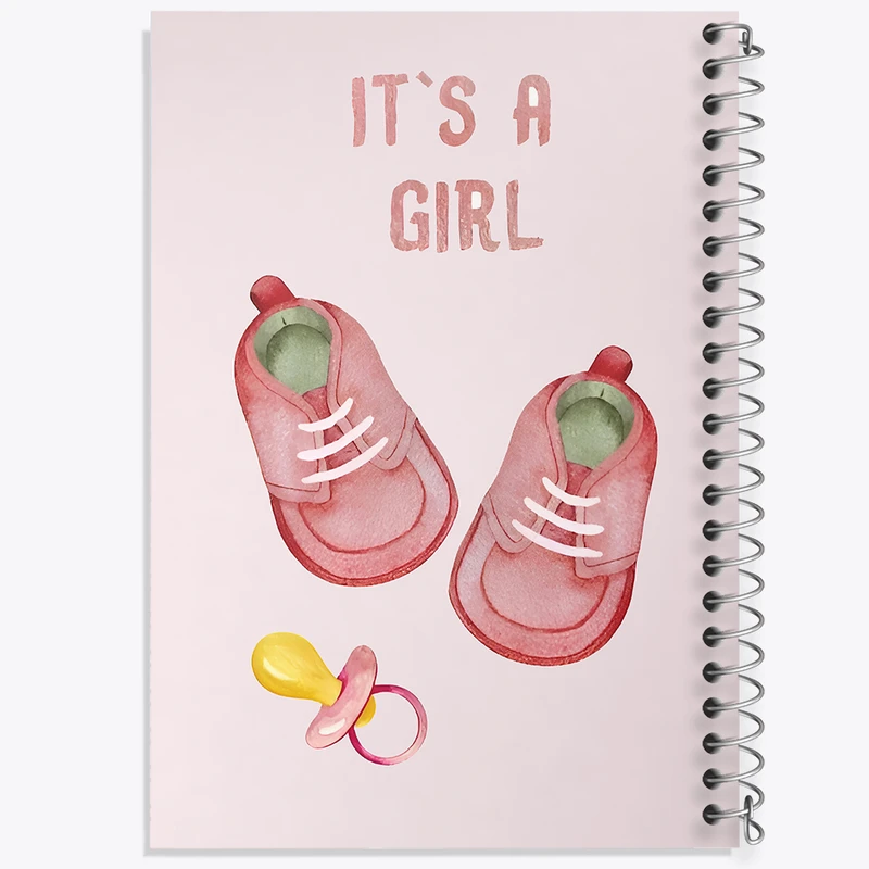 دفتر مشق 50 برگ خندالو طرح It's Girl کد F5181