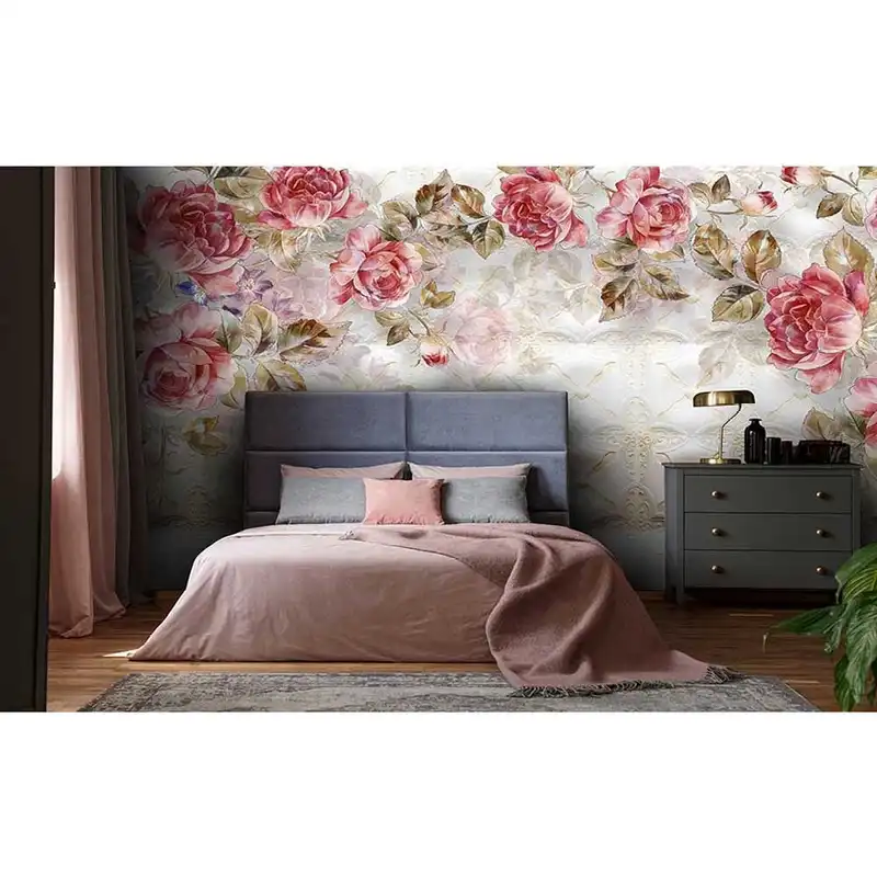 پوستر دیواری سه بعدی طرح گل سرخ مدل darative1001