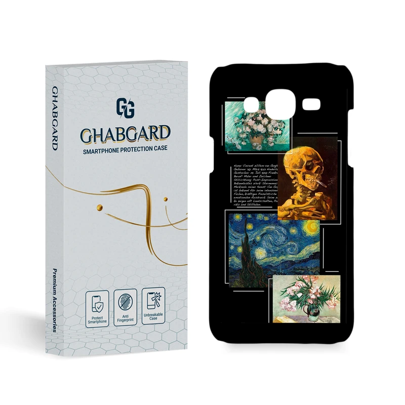 کاور گارد قاب مدل هنری مناسب برای گوشی موبایل سامسونگ Galaxy J7 2015 / J700 